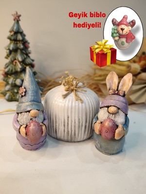 Gardenya Noel ( Yılbaşı ) Biblo 3 ' Lü Set Model 5