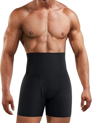 Inner Vision Karın Kontrol Bodysuit ve İç Çamaşırı Fitness Vücut Şekillendirici 3 Boyutlu Erkek Duble Korse Boxer