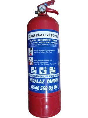 Sistas 2 kg Yangın Tüpü 4yıllık