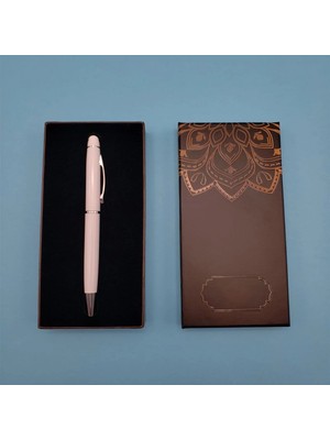 Pilelistore Beyaz Tükenmez Kalem