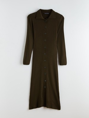 Lc Waikiki Yeni Sezon Polo Yaka Triko Elbise