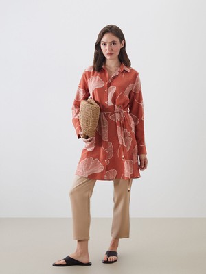 Lc Waikiki Yeni Sezon Desenli Kadın Gömlek Tunik