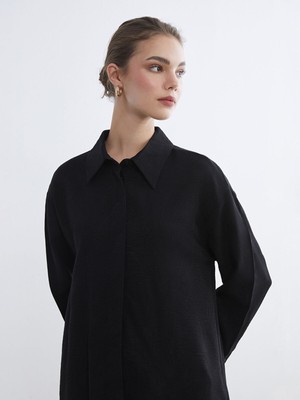 Lc Waikiki Yeni Sezon Kendinden Desenli Kadın Gömlek Tunik