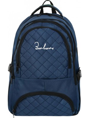 Pilelistore Çok Amaçlı Laptop Dizüstü Bilgisayar Bölmeli Sırt Çanta Mavi