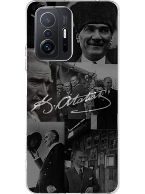 TechTree Xiaomi Mi 11T - 11T Pro Uyumlu Kemal Atatürk Imza Baskılı Silikon Kılıf