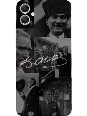 TechTree Samsung Galaxy A05 Uyumlu Kemal Atatürk Imza Baskılı Silikon Kılıf