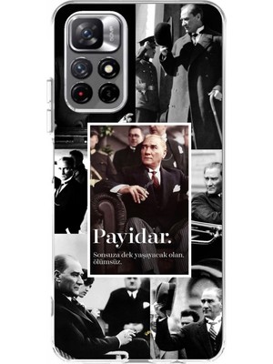 TechTree Redmi 10 Uyumlu Atatürk Payidar Baskılı Silikon Kılıf