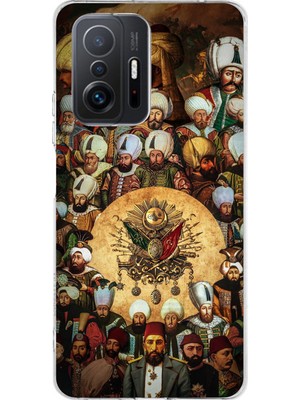 TechTree Xiaomi Mi 11T - 11T Pro Uyumlu Osmanlı Padişahları Baskılı Silikon Kılıf