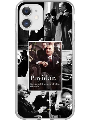 TechTree iPhone 11 Uyumlu Atatürk Payidar Baskılı Silikon Kılıf