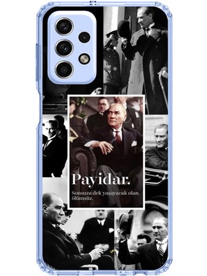 TechTree Samsung Galaxy A33 Uyumlu Atatürk Payidar Baskılı Silikon Kılıf