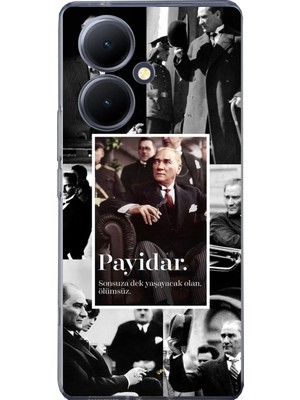 TechTree Vivo V29 Lite Uyumlu Atatürk Payidar Baskılı Silikon Kılıf