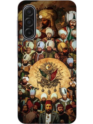 TechTree Samsung Galaxy A17 Uyumlu Osmanlı Padişahları Baskılı Silikon Kılıf