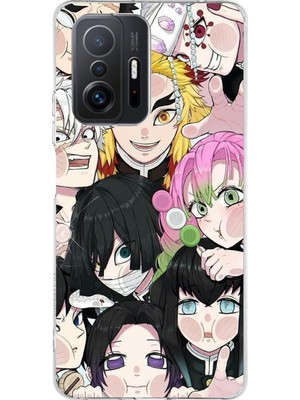 TechTree Xiaomi Mi 11T - 11T Pro Uyumlu Demon Slayer Manga Baskılı Silikon Kılıf