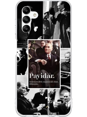 TechTree Samsung Galaxy A04S Uyumlu Atatürk Payidar Baskılı Silikon Kılıf