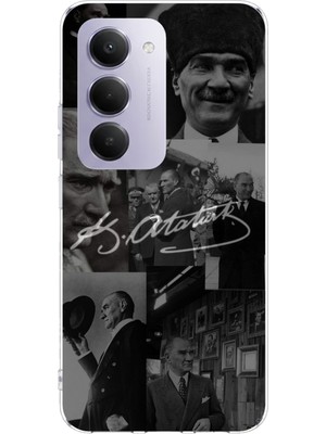 TechTree Redmi 15 4g Uyumlu Kemal Atatürk Imza Baskılı Silikon Kılıf