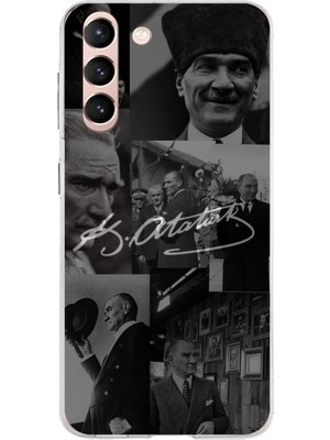 TechTree Samsung Galaxy S21 Uyumlu Kemal Atatürk Imza Baskılı Silikon Kılıf