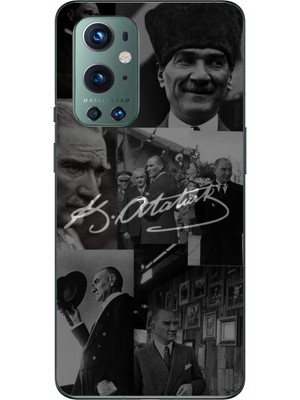 TechTree Oneplus 9 Pro Uyumlu Kemal Atatürk Imza Baskılı Silikon Kılıf