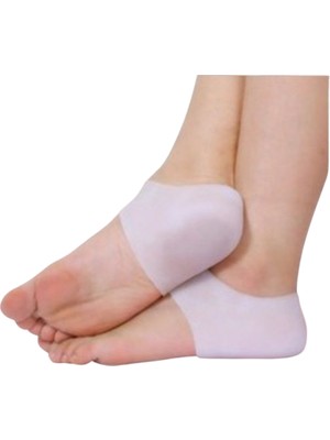 Mawrond Silikon Jel,topuk Koruyucu,topuk Dikeni Ağrısı ve Nasır Önleyici, Toplayıcı Topuk Çorabı (1 Çift)