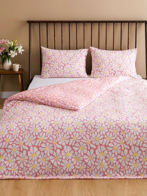 Lc Waikiki Yeni Sezon Çiçek Desenli Çift Kişilik Nevresim Seti