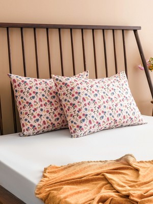 Lc Waikiki Yeni Sezon Çiçek Desenli Yastık Kılıfı 2'li 50X70 cm