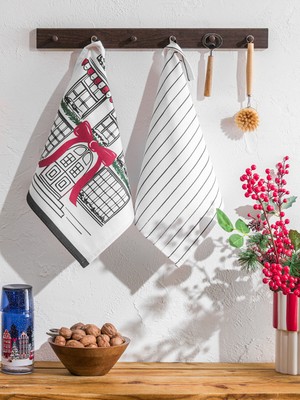 Lc Waikiki Yeni Sezon Yılbaşı Temalı Kurulama Bezi 2'li 40X50 cm