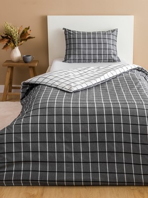 Lc Waikiki Yeni Sezon Çizgi Desenli Tek Kişilik Nevresim Seti