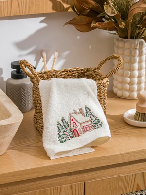 Lc Waikiki Yeni Sezon Yılbaşı Temalı Pamuklu Yüz Havlusu 50X80 cm