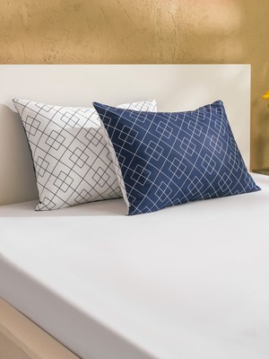 Lc Waikiki Yeni Sezon Desenli Yastık Kılıfı 2'li 50X70 cm