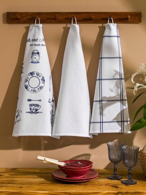 Lc Waikiki Yeni Sezon Baskılı Kurulama Bezi 3'lü 40X50 cm