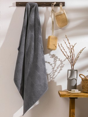 Lc Waikiki Yeni Sezon Nakışlı Pamuklu Banyo Havlusu 100X150 cm