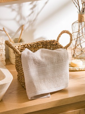 Lc Waikiki Yeni Sezon Nakışlı Pamuklu Yüz Havlusu 50X80 cm