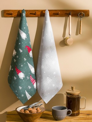 Lc Waikiki Yeni Sezon Desenli Kurulama Bezi 2'li 40X50 cm