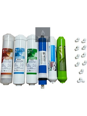 Sumato Kapalı Kasa Ihlas Aura Cebilon Uyumlu Su Arıtma Filtre Seti