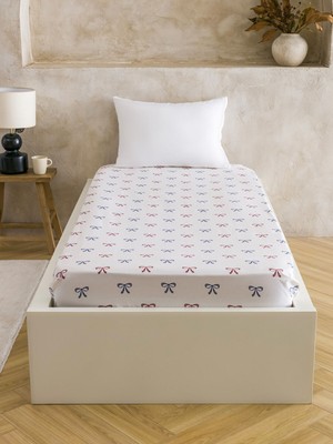 Lc Waikiki Yeni Sezon Fiyonk Baskılı Tek Kişilik Lastikli Çarşaf