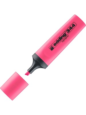 Edding Fosforlu Kalem E-344, Pembe, 2-5 Mm, Kesik Uçlu, Doldurulabilir