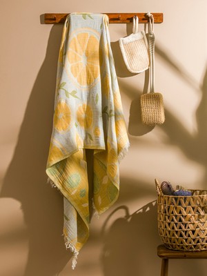 Lc Waikiki Yeni Sezon Baskılı Peştemal Kadın Havlu 90X165 cm