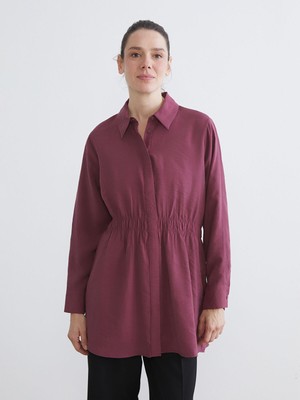 Lc Waikiki Yeni Sezon Oversize Modal Karışımlı Kadın Gömlek Tunik