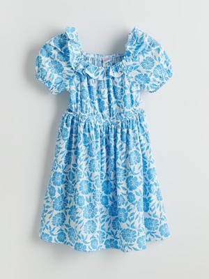 Lc Waikiki Yeni Sezon Çiçekli Kız Çocuk Elbise