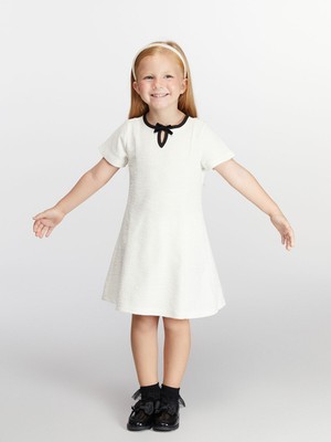 Lc Waikiki Yeni Sezon Bisiklet Yaka Kız Çocuk Elbise