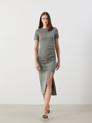 Lc Waikiki Yeni Sezon Bisiklet Yaka Elbise