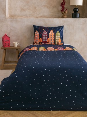 Lc Waikiki Yeni Sezon Yılbaşı Temalı Tek Kişilik Nevresim Seti