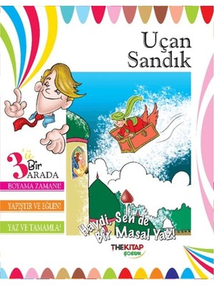 Tp Uçan Sandık (Üçü Bir Arada Etkinlik Kitabı)
