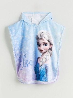 Lc Waikiki Yeni Sezon Elsa Baskılı Kız Bebek Plaj Havlusu