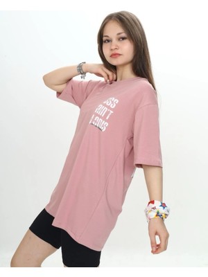Butik Baskılı Oversize Unısex Çocukt-Shirt