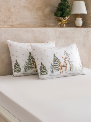 Lc Waikiki Yeni Sezon Yılbaşı Temalı Yastık Kılıfı 2'li 50X70 cm