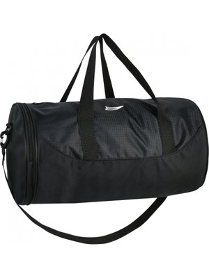 Pilelistore Silindir Spor Çanta El Valizi Siyah