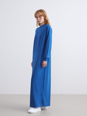 Lc Waikiki Yeni Sezon Bisiklet Yaka Sweatshirt Elbise