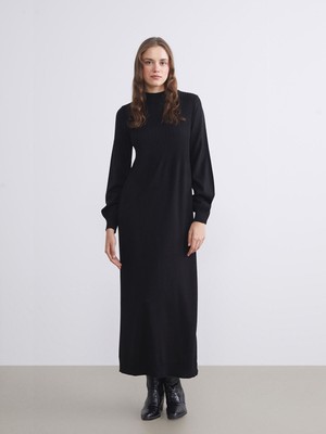 Lc Waikiki Yeni Sezon Dik Yaka Triko Elbise