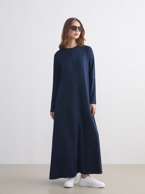 Lc Waikiki Yeni Sezon Bisiklet Yaka A Kesim Elbise