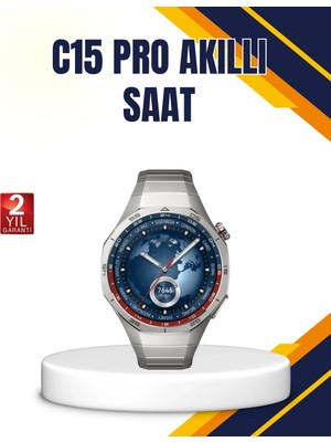 Ceylan Adam Gümüş Akıllı Saat 46MM Kasa